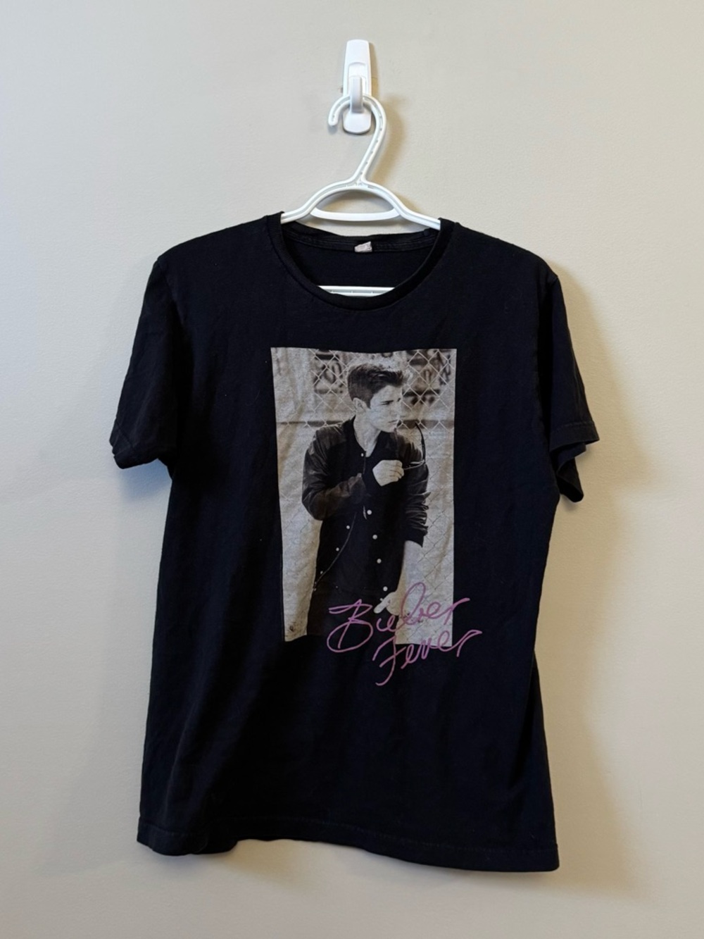 Justin Bieber “Bieber Fever” Y2K live concert short sleeve t-shirt